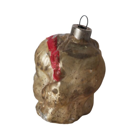 Antique Mercury Glass Christmas Ornament German Goldilocks Victorian Girl - Picture 2 of 7